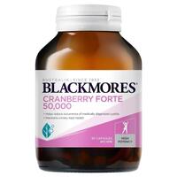 Blackmores Cranberry Forte 50000mg Women's Health Vitamin 90 Capsules