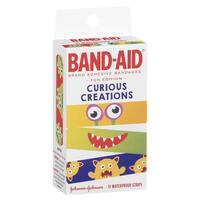 Band-Aid Character Strips Curious Creations 15 Pack
