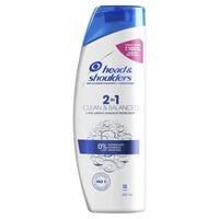 Head & Shoulders Clean & Balanced 2in1 Shampoo & Conditioner 350ml