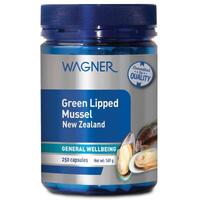 Wagner Green Lipped Mussel New Zealand 500mg 250 Capsules