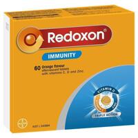 Redoxon Immunity Vitamin C, D and Zinc Orange Effervescent Tablets 60