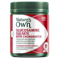 Nature's Own Glucosamine Sulfate & Chondroitin for Joint Health 320 Tablets
