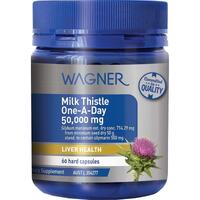 Wagner Milk Thistle One A Day 50000mg 60 Capsules