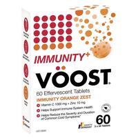 Voost Immunity Orange Zest Effervescent Tablets 60 Pack