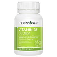 Healthy Care Vitamin B3 500mg 60 Tablets