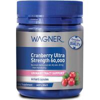 Wagner Cranberry Ultra Strength 60000mg 60 Capsules