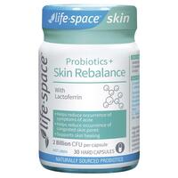 Life Space Probiotic + Skin Rebalance 30 Capsules