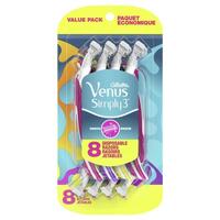 Gillette Simply Venus3 Disposables 8 Pack