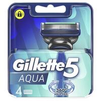 Gillette 5 Aqua Razor Blades 4 Pack