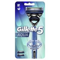 Gillette 5 Aqua Razor + 2 Blade Refills