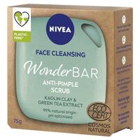 NIVEA Wonderbar Anti-Pimple Face Cleanser Scrub 75g