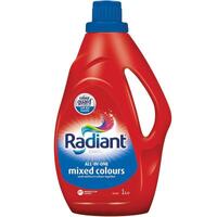 Radiant Laundry Detergent Liquid Mixed Colour Wash 1 Litre