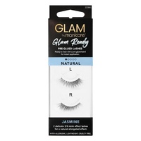 Glam By Manicare Glam Ready Pre-Glued Jasmine Lashes Natural