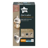 Tommee Tippee Closer to Nature PPSU Bottle, 260ml, Medium Flow, Pack of 1