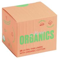 Moxie Organics Ultra Thin Panty Liners 26 Pack
