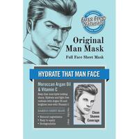 Fuss Free Naturals Man Mask Vitamin C Full Face Sheet Mask