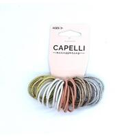 Capelli Kids Hair Tie Metal Free Neutral 38 Pack