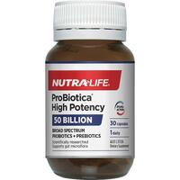 NutraLife Probiotica High Potency 30 Capsules New