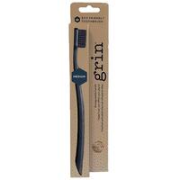 Grin Bio Toothbrush Navy Medium 1 Pack