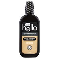 Hello Mouthwash Charcoal Mint 473ml