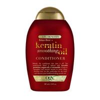Ogx Frizz Free + Keratin Smoothing Oil 5 in 1 Conditioner For Frizzy Hair 385mL
