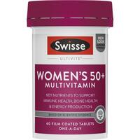 Swisse Womens Ultivite 50+ 60 Tablets Women's Vitamin Minerals Antioxidants