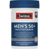 Swisse Mens Ultivite 50+ 90 Tablets For Men's General Health