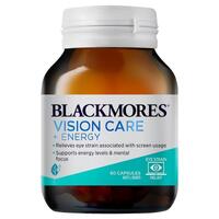 Blackmores Vision Care + Energy 60 Capsules