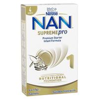 NAN SUPREMEpro 1 From Birth Premium Starter Infant Powder Sachets 4x17g