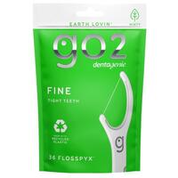 GO2 Dentagenie Fine Flosspyx Mint 36 Pack