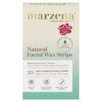 Marzena Natural Facial Wax Strips 20 Pack
