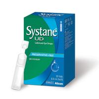 Systane Lubricant Eye Drops 0.8ml 30 Vials Long Lasting Relief Soothing