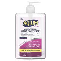 Ego Aqium Antibacterial Ultra Hydrating Hand Sanitiser 1L