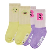 Bambi Mini Co. Superstar Socks Girls Smiley 3-12 Months