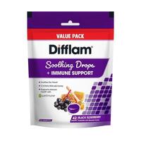 Difflam Soothing Drops + Immune Support Black Elderberry 42 Drops