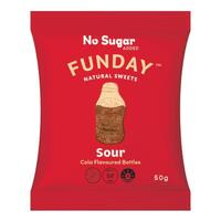 Funday Sour Cola Flavoured Bottles 50g