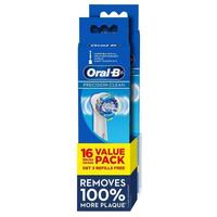 Oral B Power Toothbrush Precision Clean Refills 16 Pack