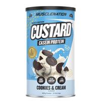 Muscle Nation Protein Custard Powder Cookies & Cream 400g