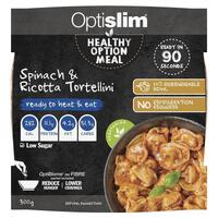 Optislim Healthy Option Meal Spinach & Ricotta Tortellini 300g NEW