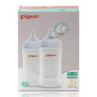 Pigeon SofTouch Bottle PP 240ml Twin Pack