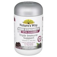 Nature's Way Adult Vita Gummies High Strength Triple Immune 50 Pastilles