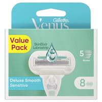 Gillette Venus Deluxe Smooth Sensitive Refills 8 Pack