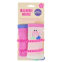 Bambi Mini Co Good Friday Appeal Charity Socks Girls Rainbow Youth 5-8 Yrs