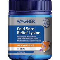 Wagner Cold Sore Relief Lysine 100 Tablets