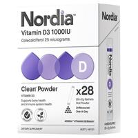 Nordia Vitamin D3 1000IU Powder 28 Sachets