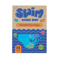 Bambi Mini Co. x SWIM - Reusable Swim Nappy - Blue Crab - Medium