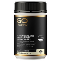 Go Healthy Mussel NZ Green Lipped 19000mg 100 Hard Capsule Exclusive Size