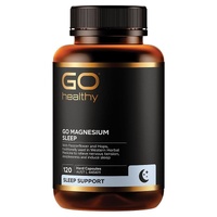 Go Healthy Magnesium Sleep 120 Vege Capsules Exclusive Size