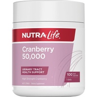 Nutra-Life Cranberry 50000 100 Capsules NEW