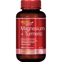 Microgenics Magnesium & Turmeric 150 Tablets
